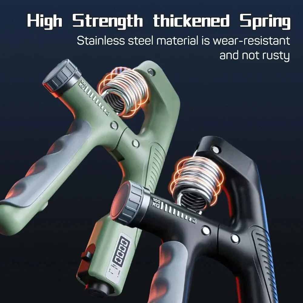 Hand Grip Strengthener Set – Count, Wrist, Finger & Forearm Exercise Resistance Gripper Kit
