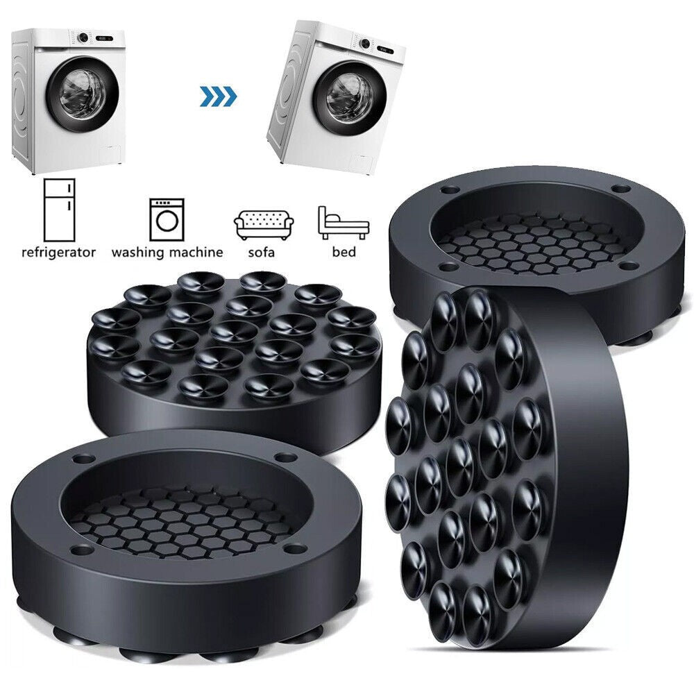 4Pcs Washing Machine Support Mat Anti-Vibration Leg Stopper Foot Pad Feet Pads