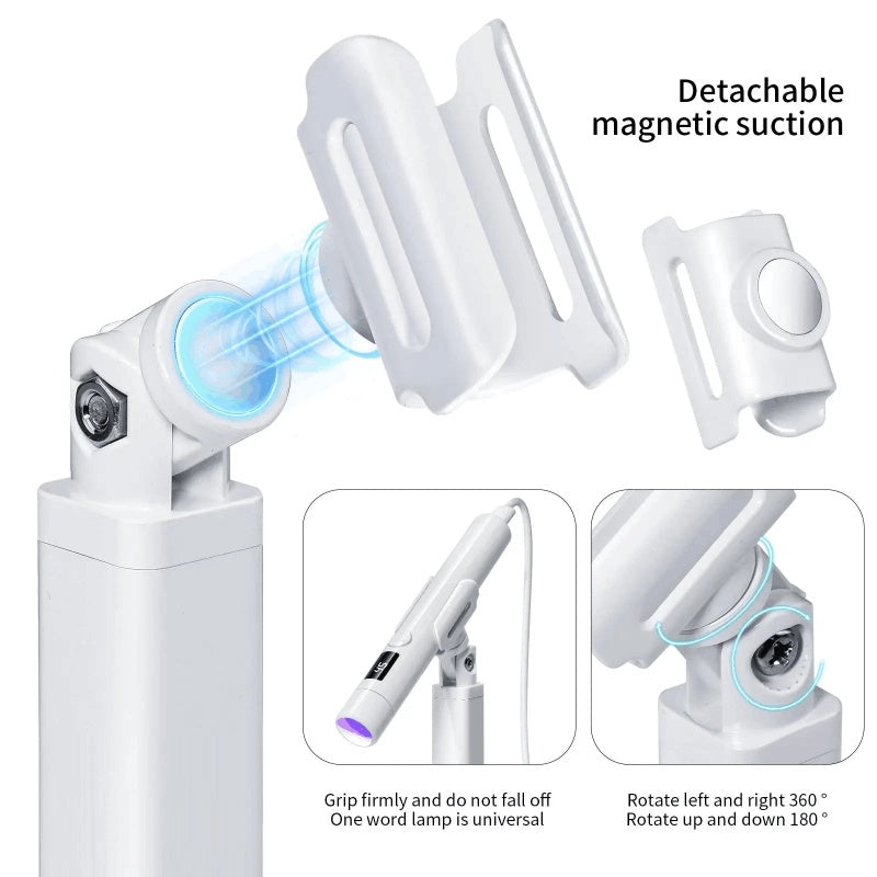 Mini UV LED Nail Lamp Portable Polish Curing Gel Dryer Light With