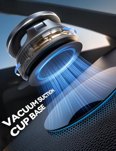 JOYROOM MagSafe Magnetic Car Mount - 360° Suction Cup Holder for iPhone & Android