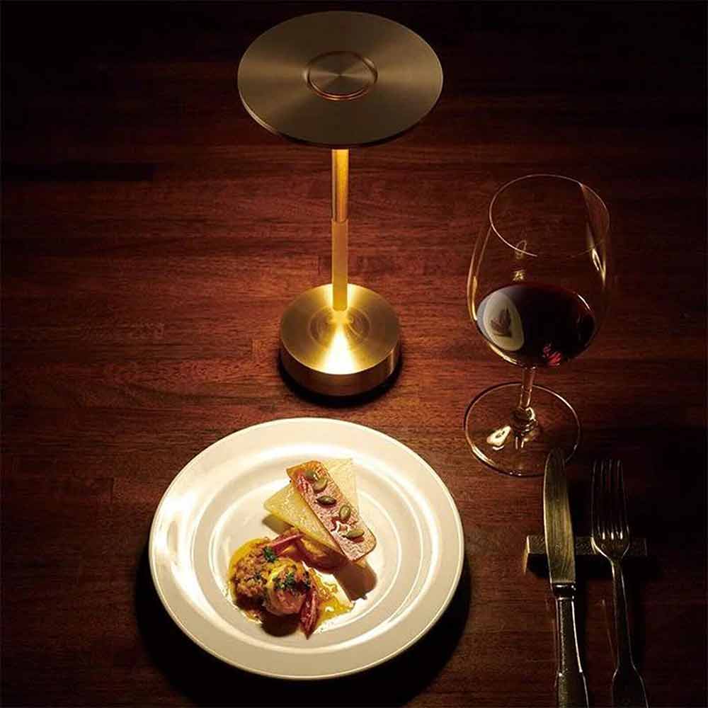 Rechargeable LED Table Desk Lamp Cordless Night Light Bar Hotel Decor