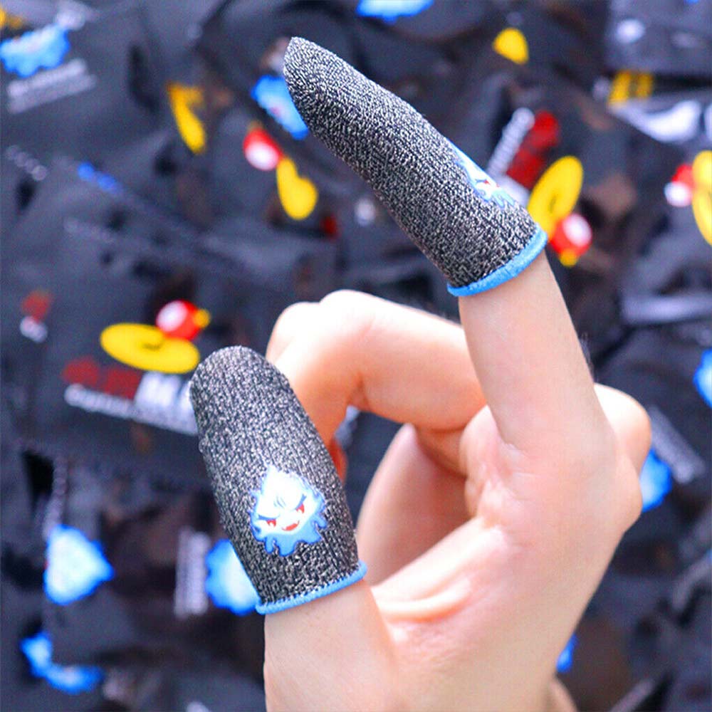 Phone Mobile Game Finger Sleeve Thumb Gloves Sweatproof Gamer PUBG COD Equipment