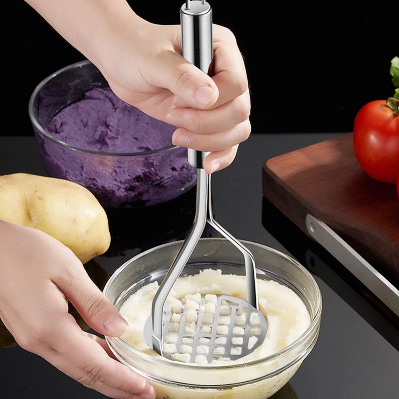 Potato Masher Stainless Steel Press Professional Vegetable Crusher ThickDurable