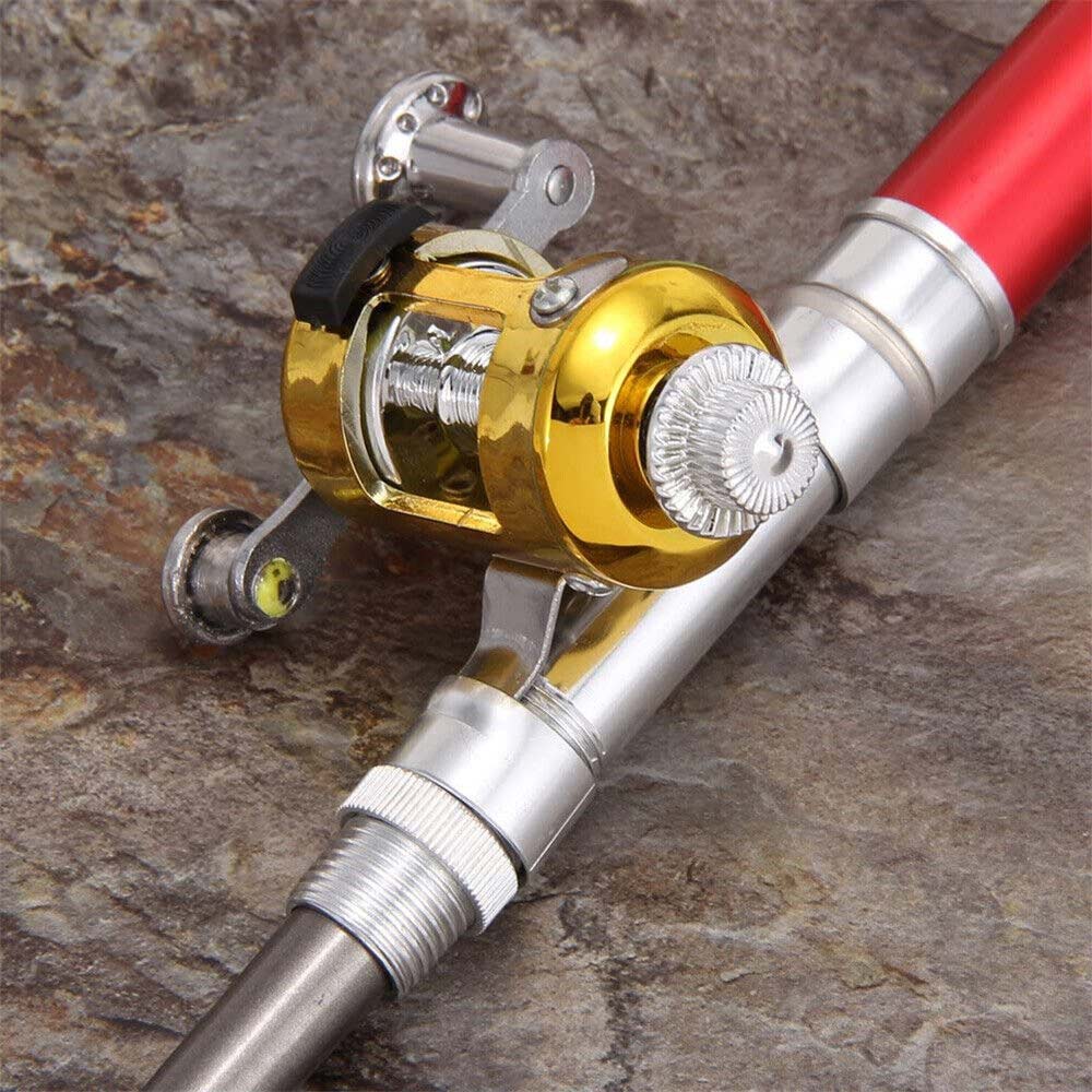 Portable Pocket Size Fishing Rod Telescopic Pen Fishing Pole and Reel Combo