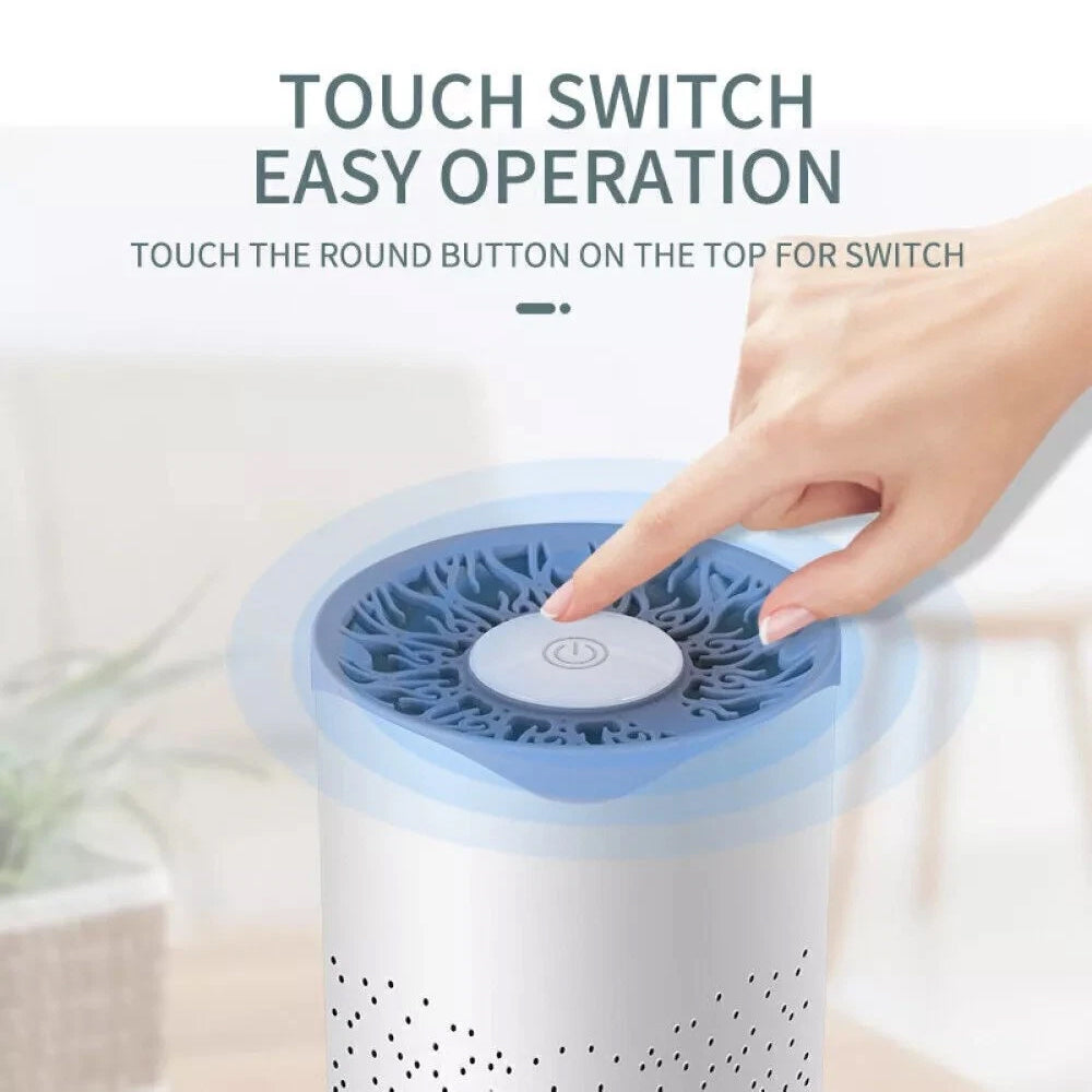 Touch Home Air Purifier for Large Rooms - Medical Grade HEPA, Smoke Odor Pet