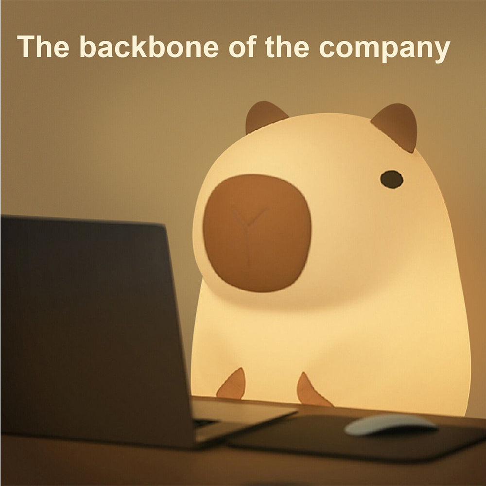 Adorable Animal LED Night Lamp Creative Cute Capybara Night Light for Kids