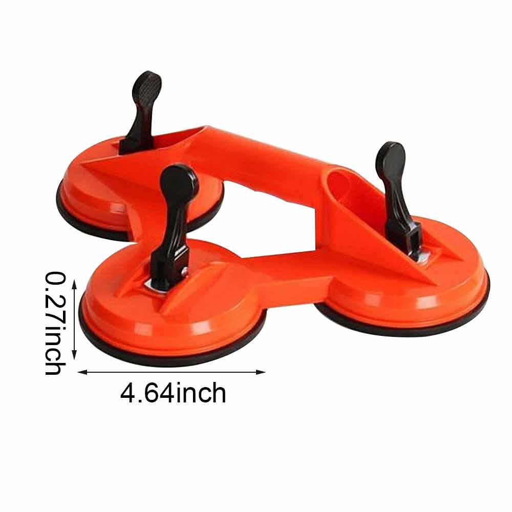 Suction Cup Triple Pad Lifter – 75kg Glass Tile Mirror Sucker Plate Lifting Tool