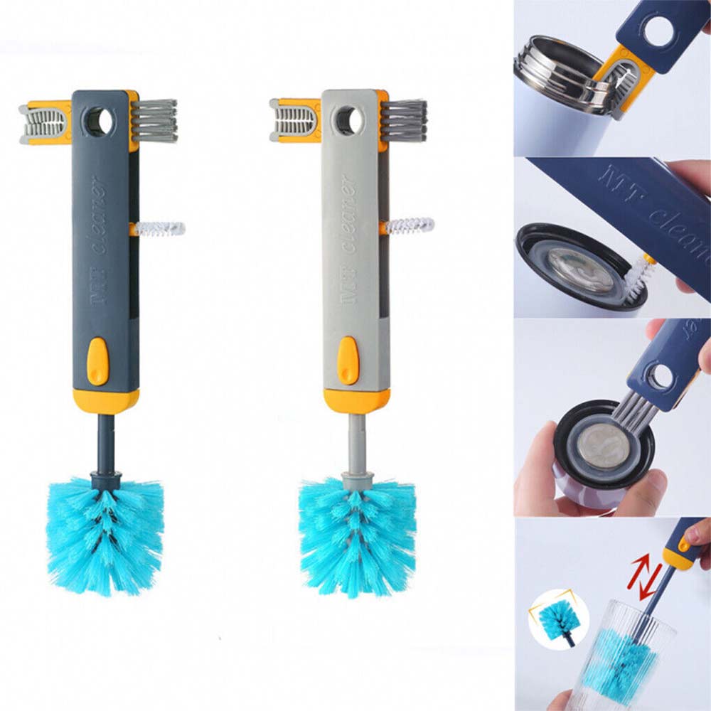 4 IN 1 Bottle Gap Cleaner Brush Cup Cleaning Brush Water Bottles Cleaning Tool