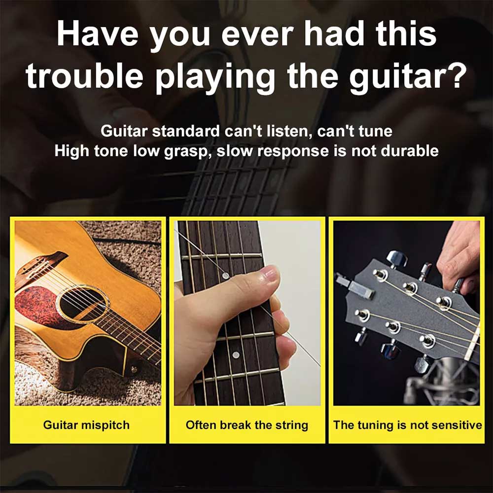 Guitar Tuner Rechargeable Digital Electronic Tuner Acoustic Guitar Tuner Violin