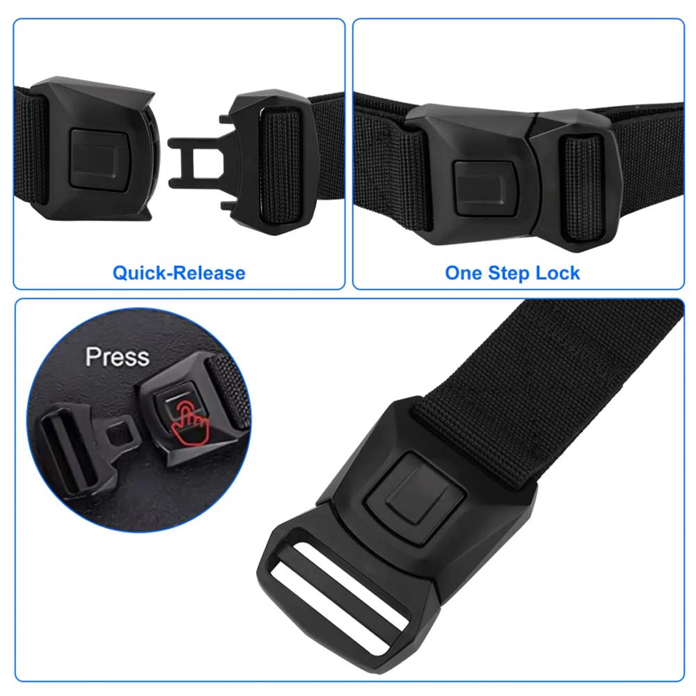 Military Quick Release Belt for Men – Tactical Nylon Waistband Strap, Gift