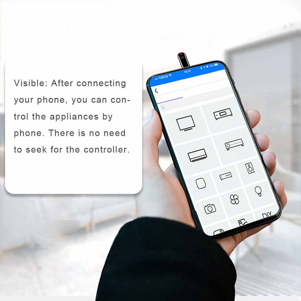 Remote Control ABS Appliance Controlling Infrared Blaster Phone Transmitter