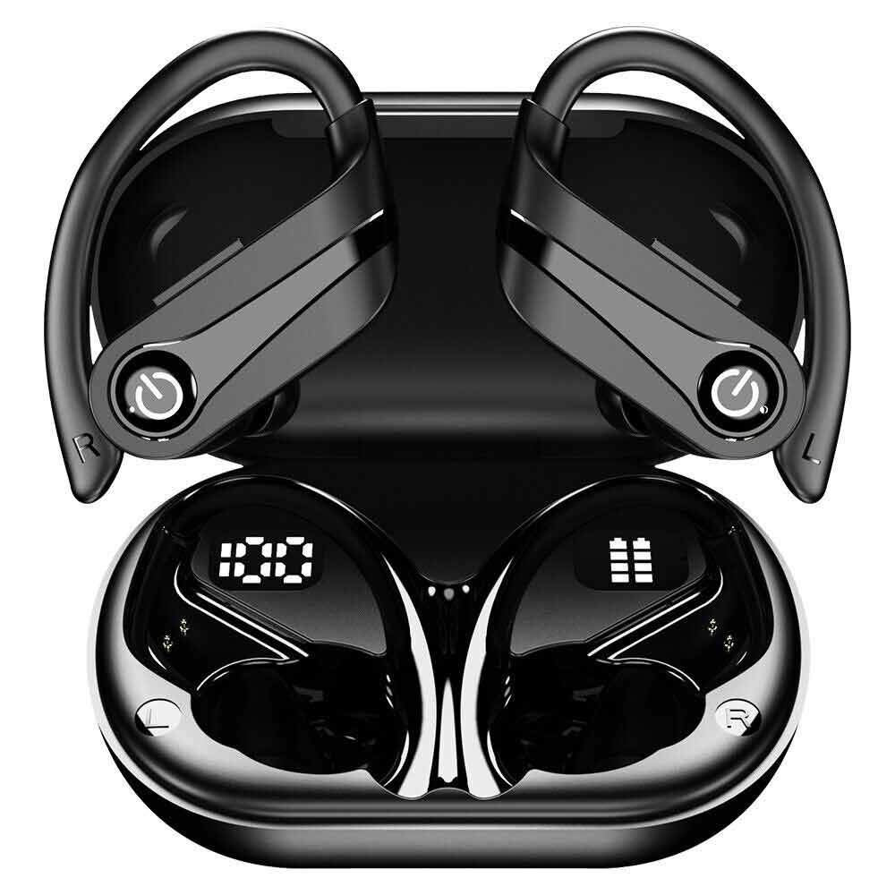 Wireless Earphones Bluetooth 5.3 Earbuds Headphones Sports Stereo Ear Hook