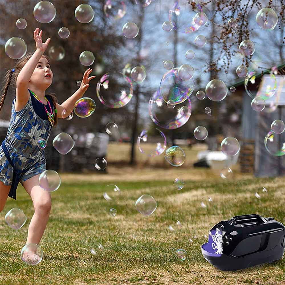 USB Automatic Bubble Blower Bubbles Electric Bubble Machine Wedding Party Xmas