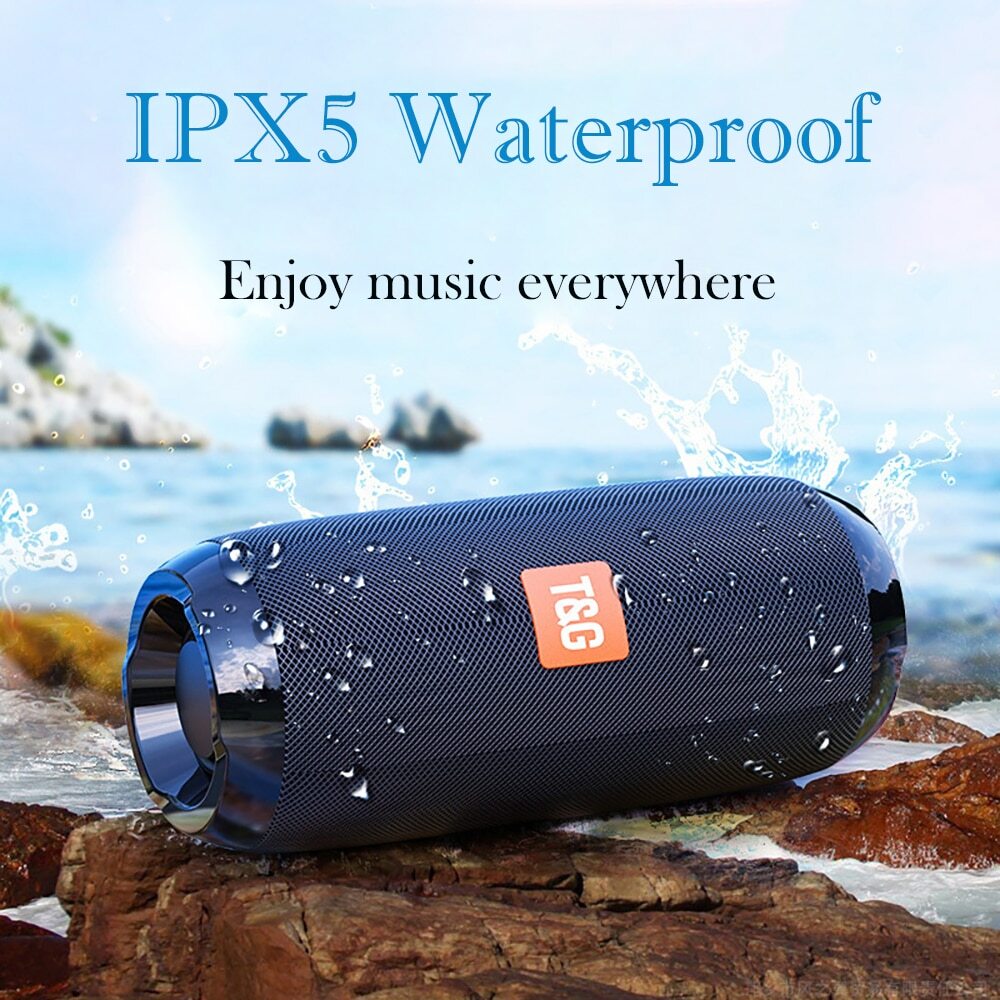 Portable Wireless Bluetooth USB Speaker – Mini Outdoor Speaker with TF Card & FM Radio