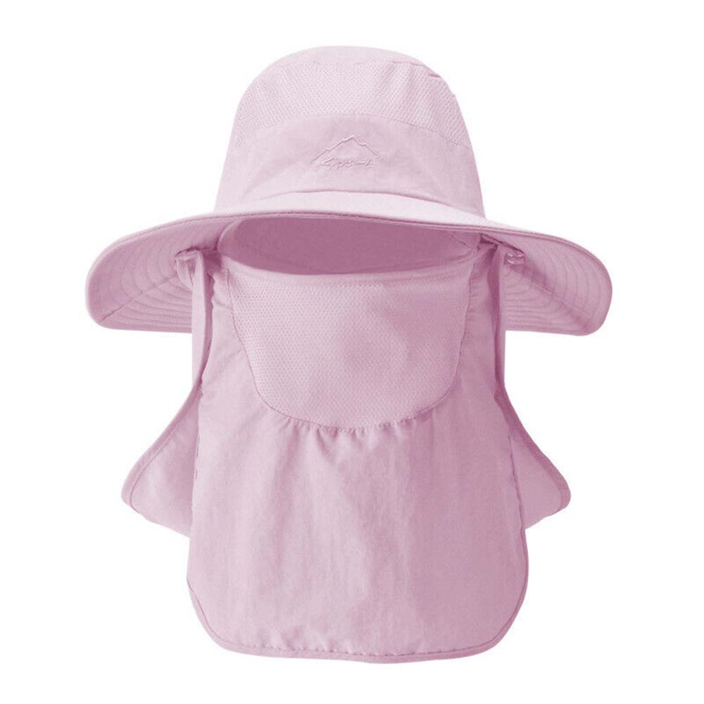 Outdoor Sun UV Protection Fishing Cap Neck Face Flap Hat Wide Brim Cover Summer