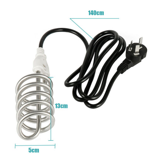 Travel Hot water immersion heater Portable water heating system stainless steel