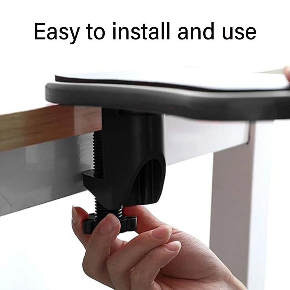 Rotating Mouse Wrist Pad – 180° Arm Rest Support, Anti-Fatigue Desk Pad
