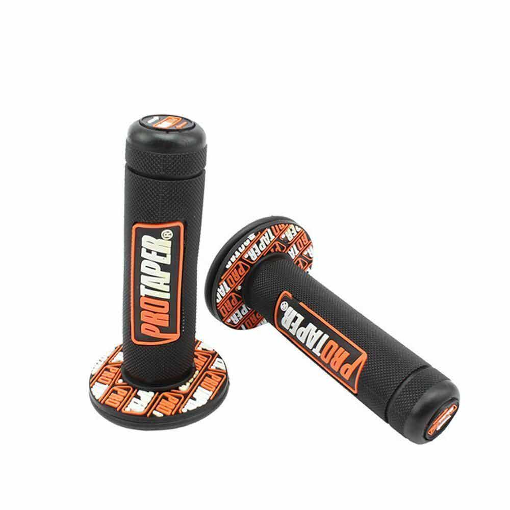 7/8" Motorcycle Hand Grips Pair Rubber Gel Brake Hands Pit Dirt Bike Motocross Motorcycle