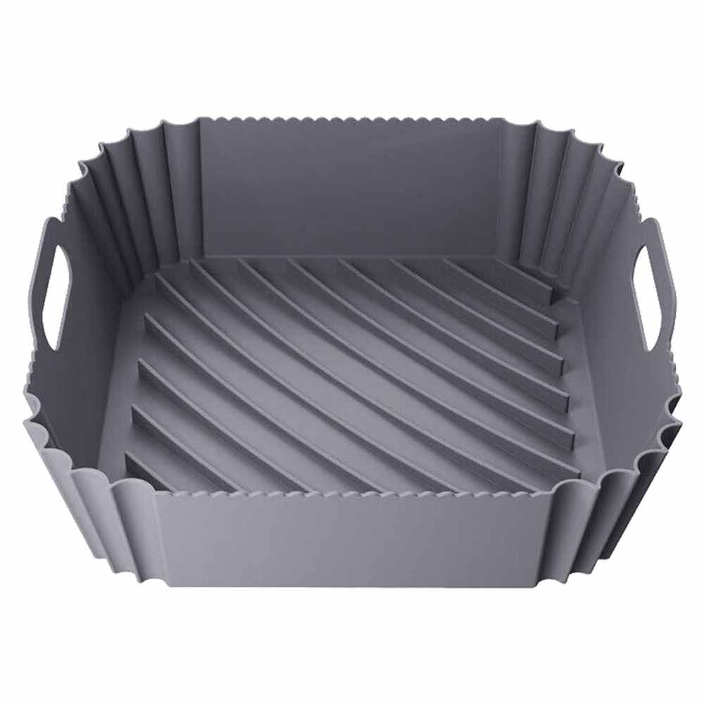 Air Fryer Silicone Pot Air Fryer Basket Liner Non-Stick Reusable Baking Tray