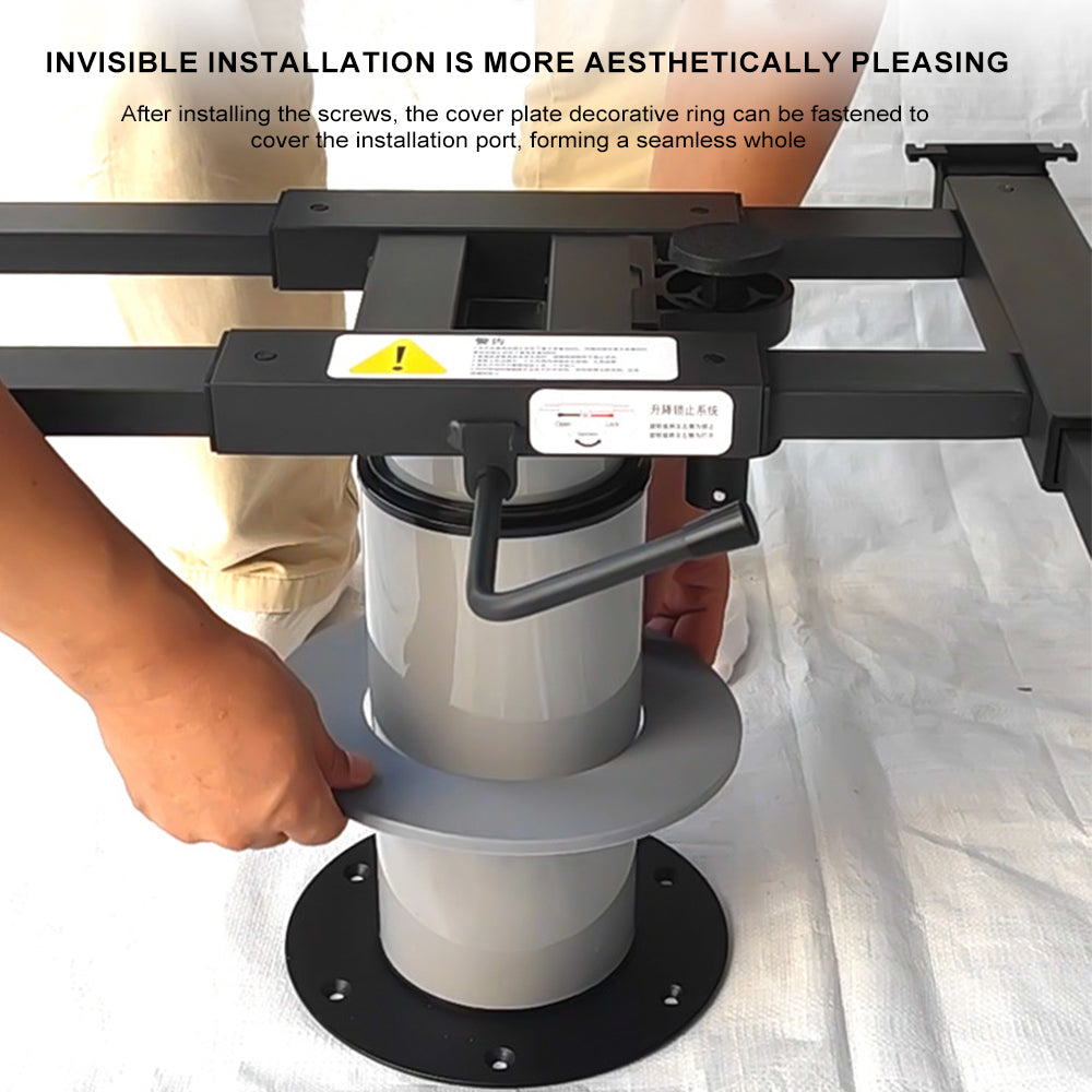 Adjustable Boat RV  Table Leg | Height Lift & 360° Swivel Pedestal for Caravan