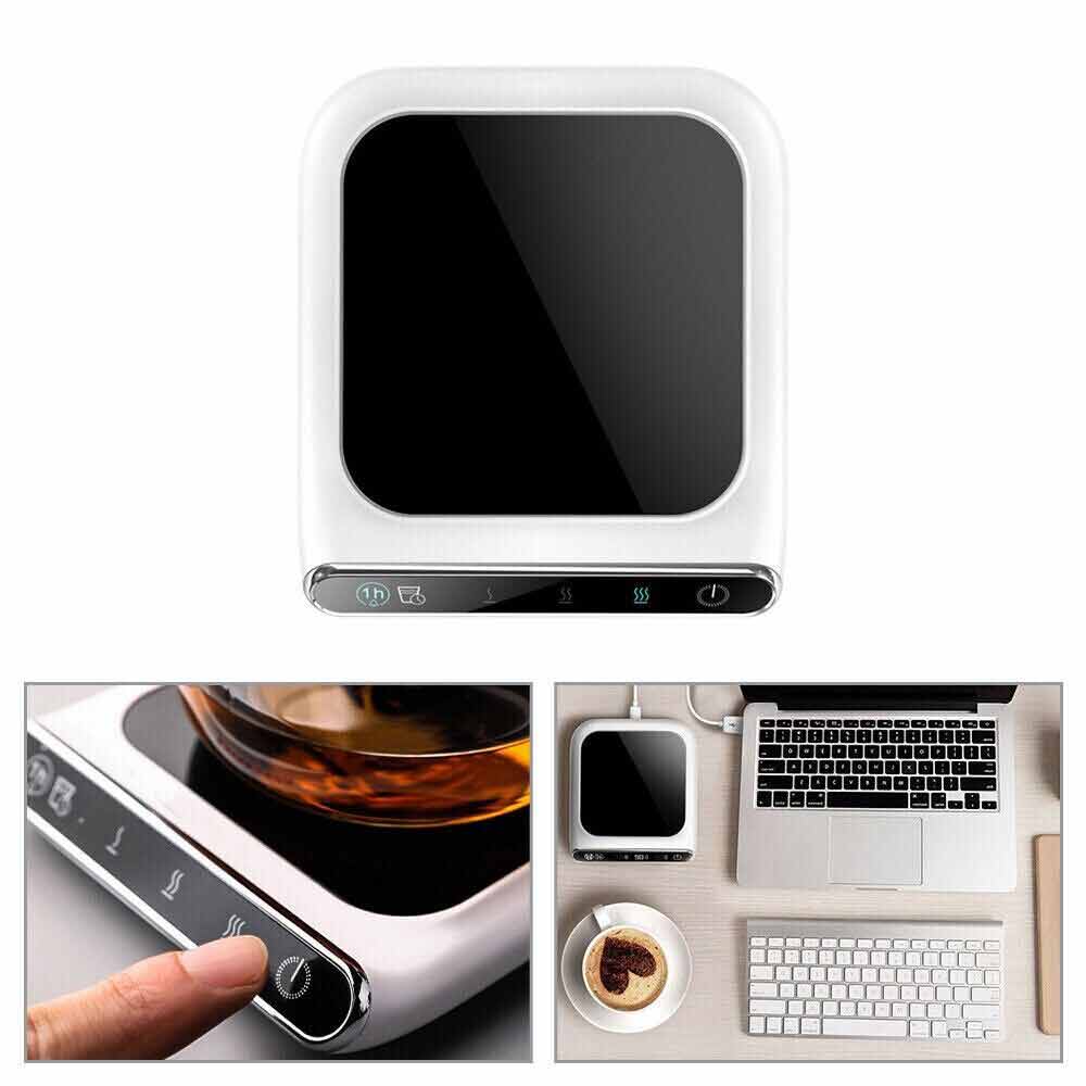 Smart USB Coffee Mug Warmer Tea Milk Cup Heater Pad Heating Plate Office Home