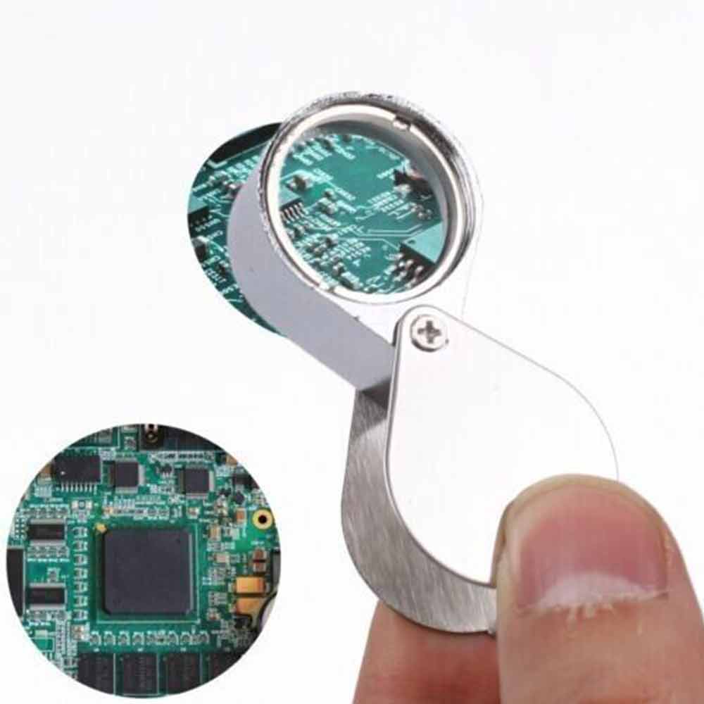 10X/20X/30X Amplify Jewelers Loupe Magnifier Jewelry PocketLoop Magnifying Glass