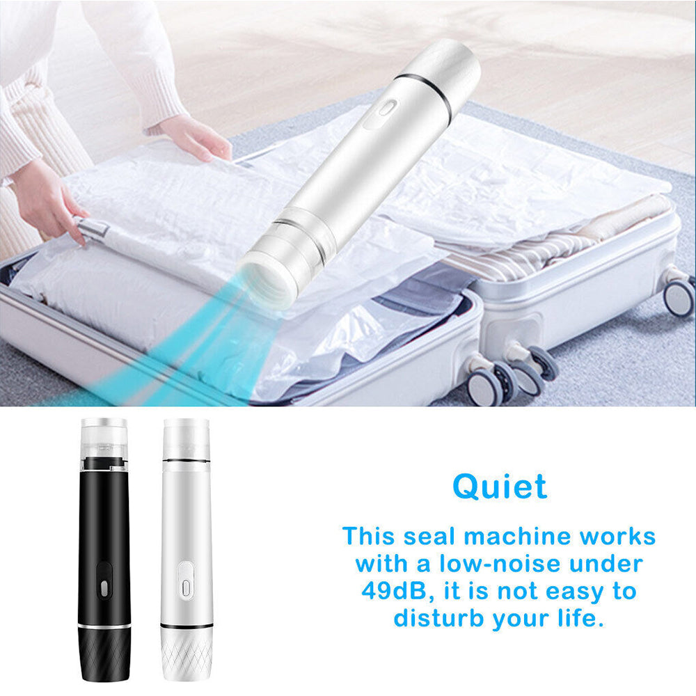Mini Vacuum Wet and dry Sealer Machine Handheld Kitchen Fresh Food Seal Bags
