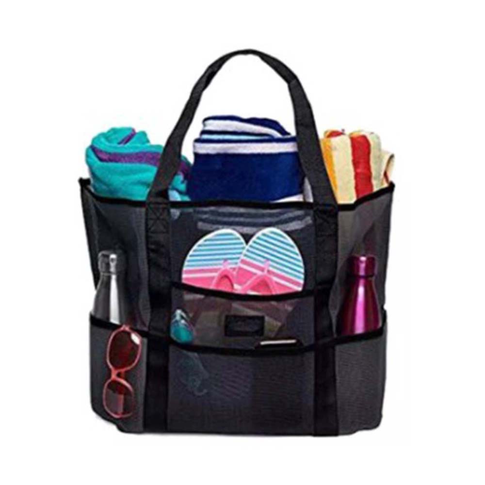 Swimming Beach Bag Swimwear Mesh Storage Bag Large Mesh Storage Bag