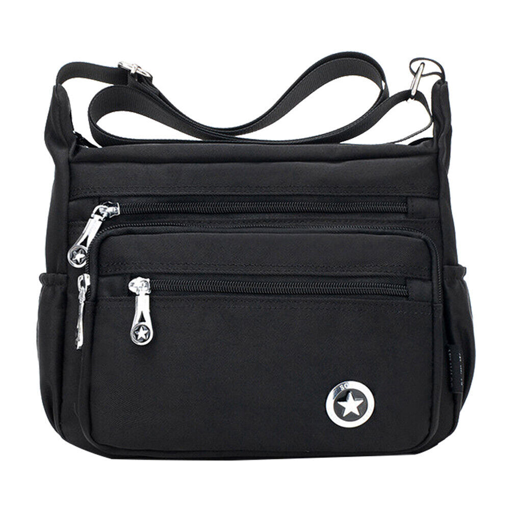 Multi Pockets Canvas Messenger Bag Handbag Cross Body Bags Shoulder Bag Women
