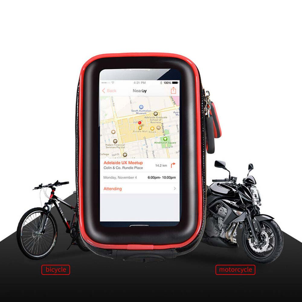 Motorcycle Motorbike Bike Cycling Phone Holder Case Bag Waterproof Mobile Phone