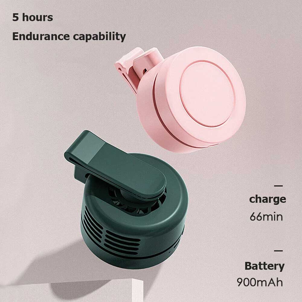Mini Air Conditioning Fan 3 Speeds Waist Clip On Fan Portable for Outdoor Sports