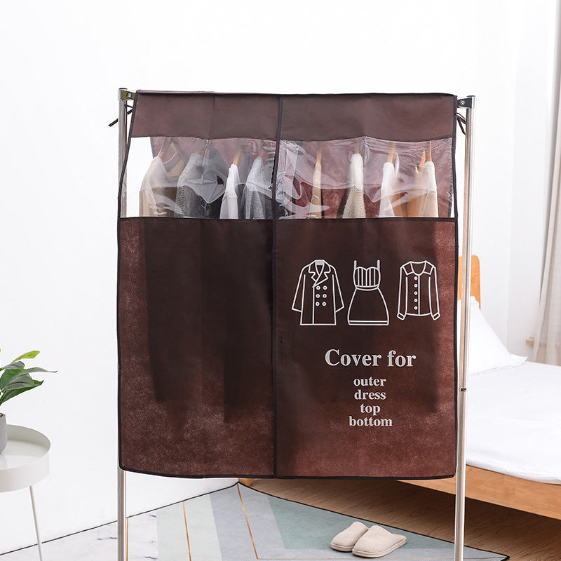 Clear Clothes Rail Cover Hanging Garment Coat Hanger Rack Storage Protector