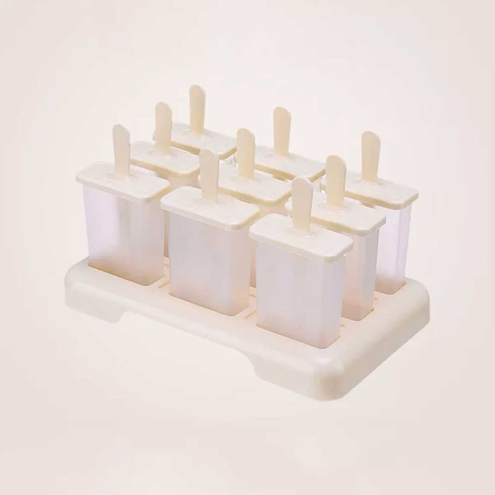 9 Cell Frozen Ice Cream Diy Pop Mold Popsicle Maker Lolly Mould Tray Pan