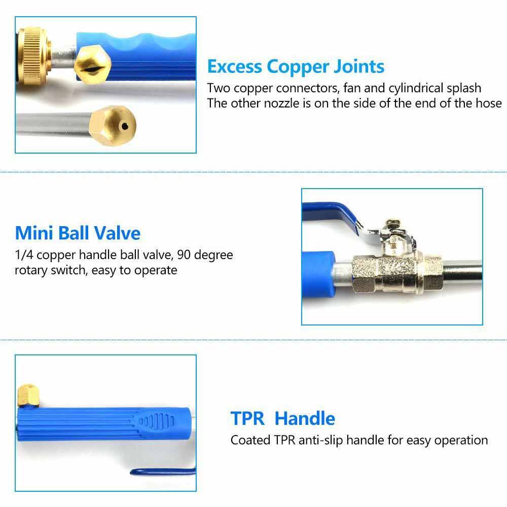 New Hydro Jet High Pressure Power Washer Water Spray Gun Nozzle Wand Cleaner AU