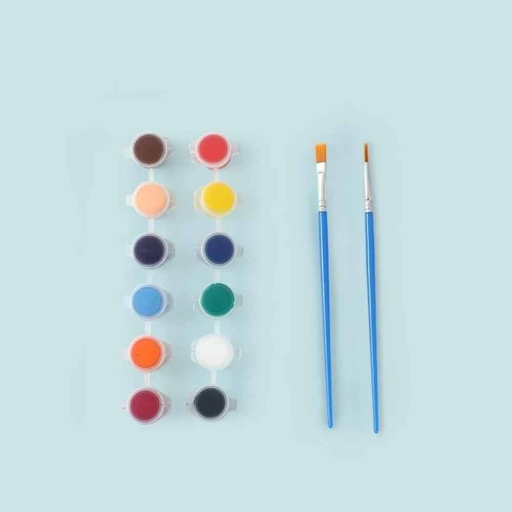 10 Mini Plaster Bears – Paint Your Own DIY Decorations, Craft Kit for All Ages