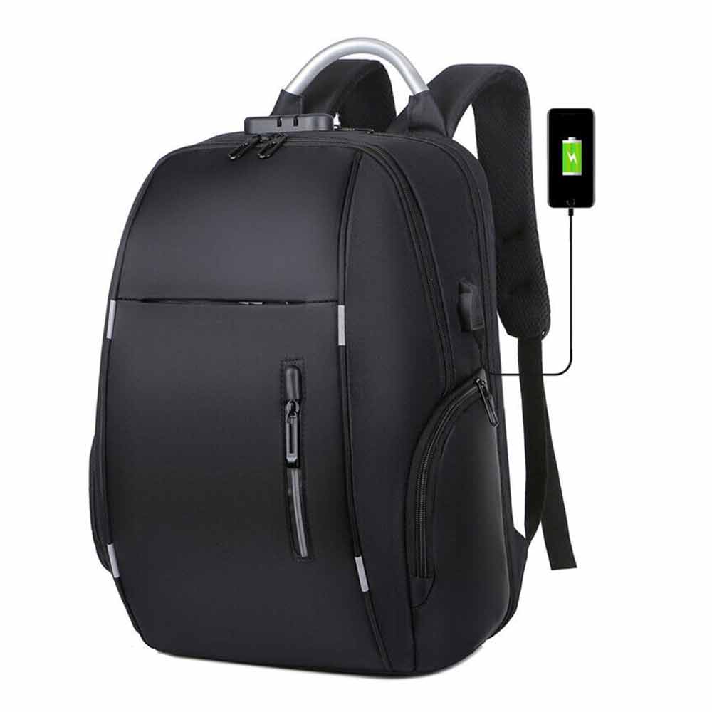 Anti-Theft Backpack School Travel Laptop Bag with USB Charging Port Waterproof