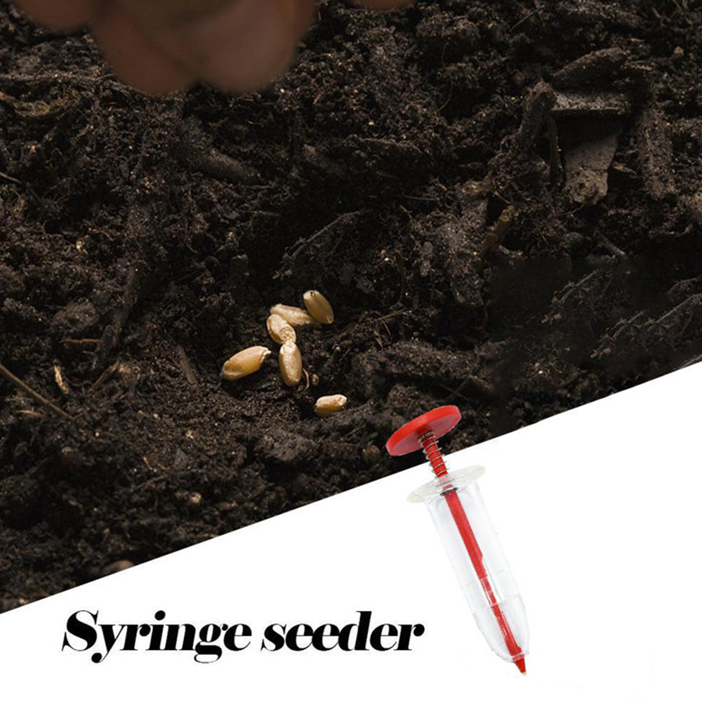 4PCS Handheld Seed Dispenser - Garden Seeder Sower for Plant Pots & Containers