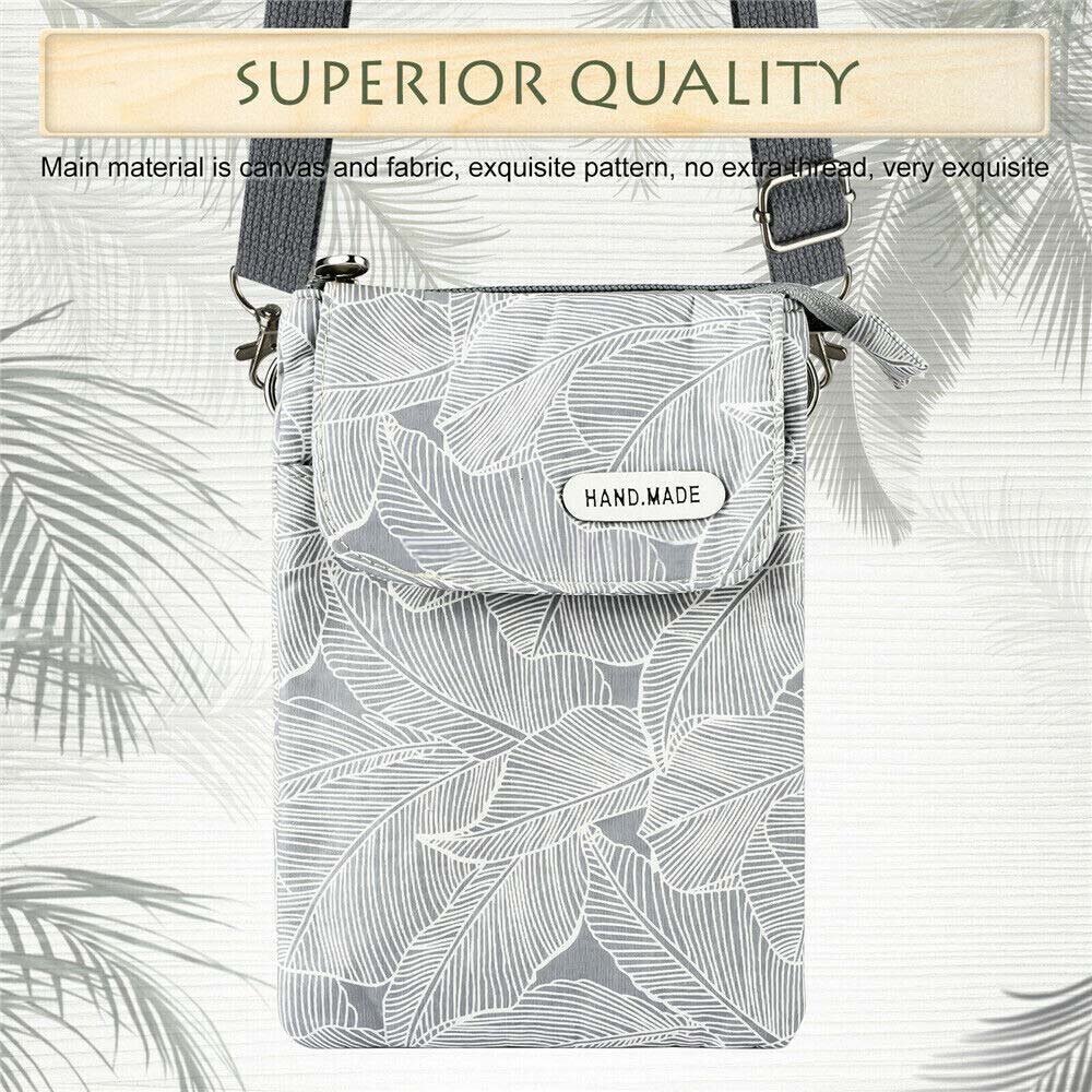Women Small Cross body Cell Phone Cases Craft Shoulder Bag Pouch Handbag Wallet
