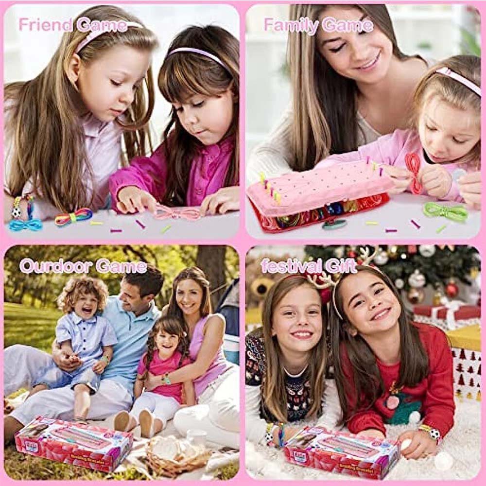 Friendship Bracelet Making Kit for Kids Girls Friendship DIY Bracelet Craft Toys