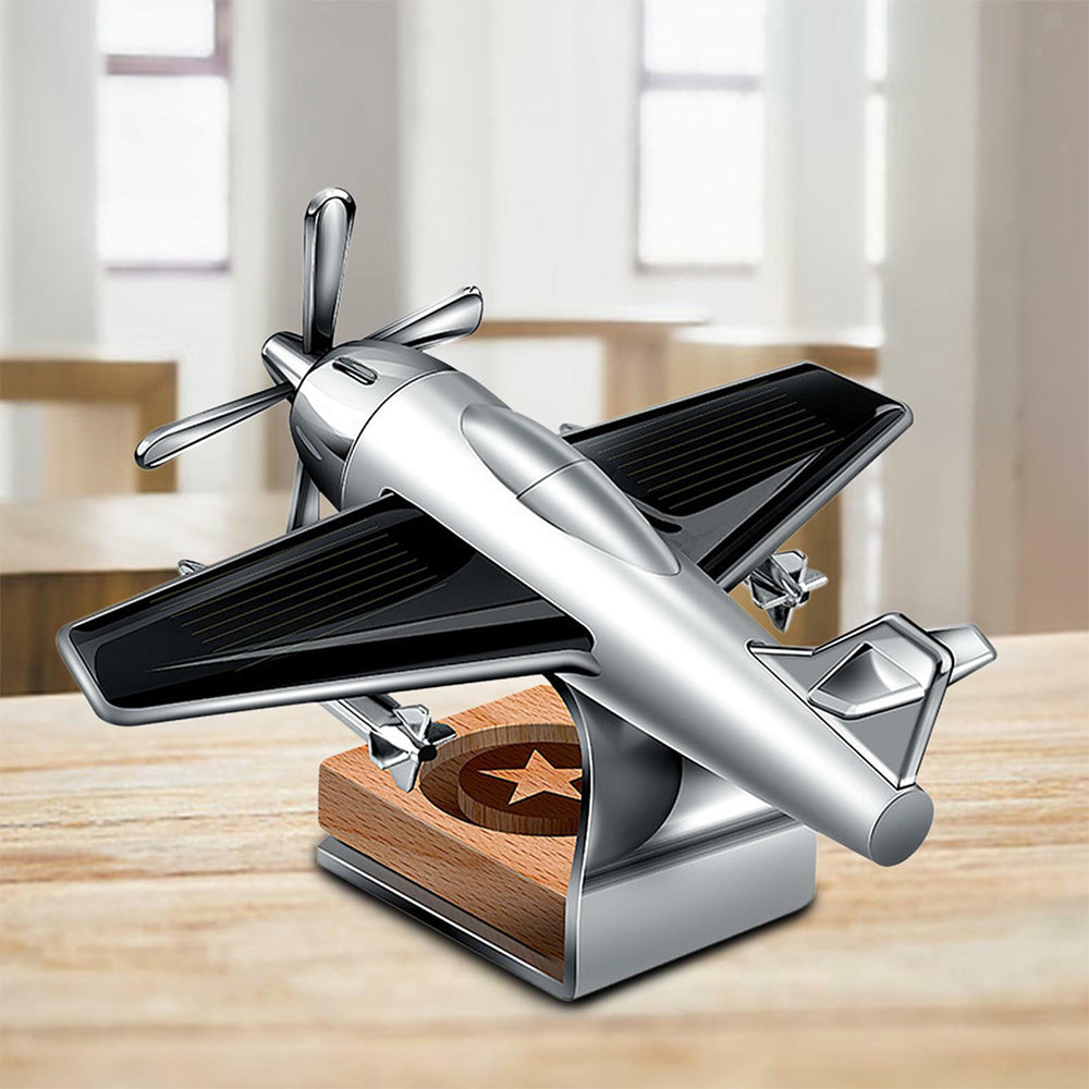 Solar Car Perfume Air Freshener Dashboard Airplane  Interior Rotating Gift Decor
