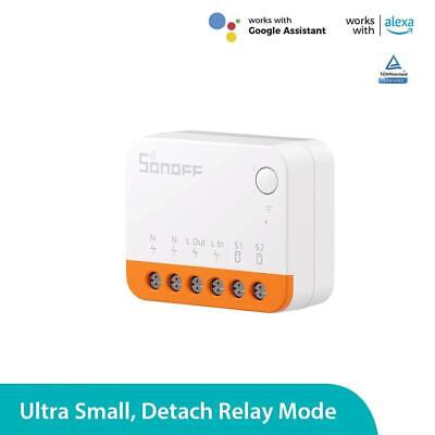 SONOFF MINIR4 10A Mini Wifi Wireless Smart Switch Timer for Alexa Google Home