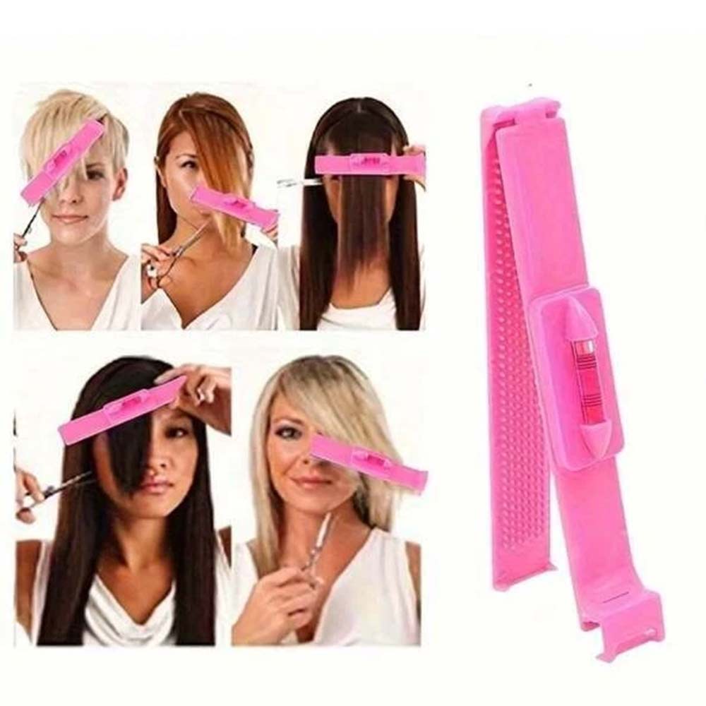 Professional Bang Hair Trim Set – DIY Hair Cutting Clip & Comb Fringe Hairstyle Tool