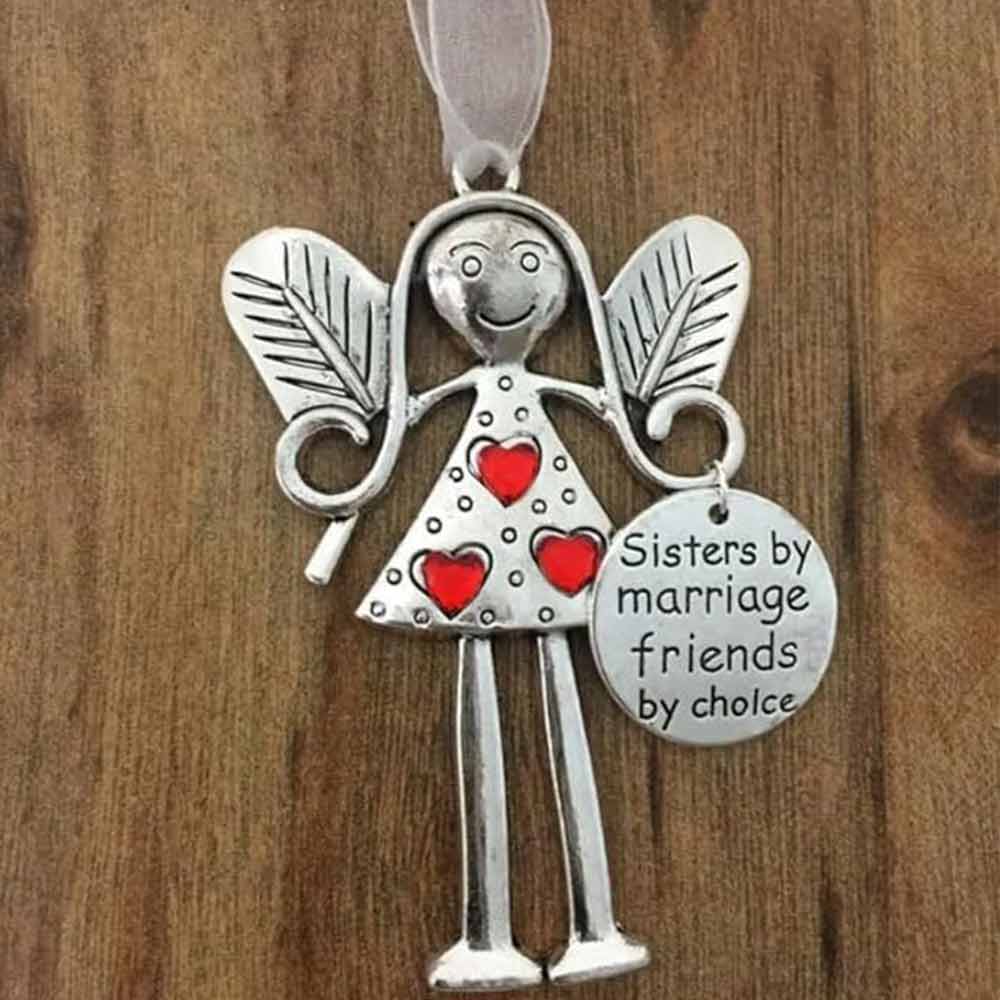 Friend Christmas Angel Ornament Crazy Beautiful Friends Forever-Angel Ornament