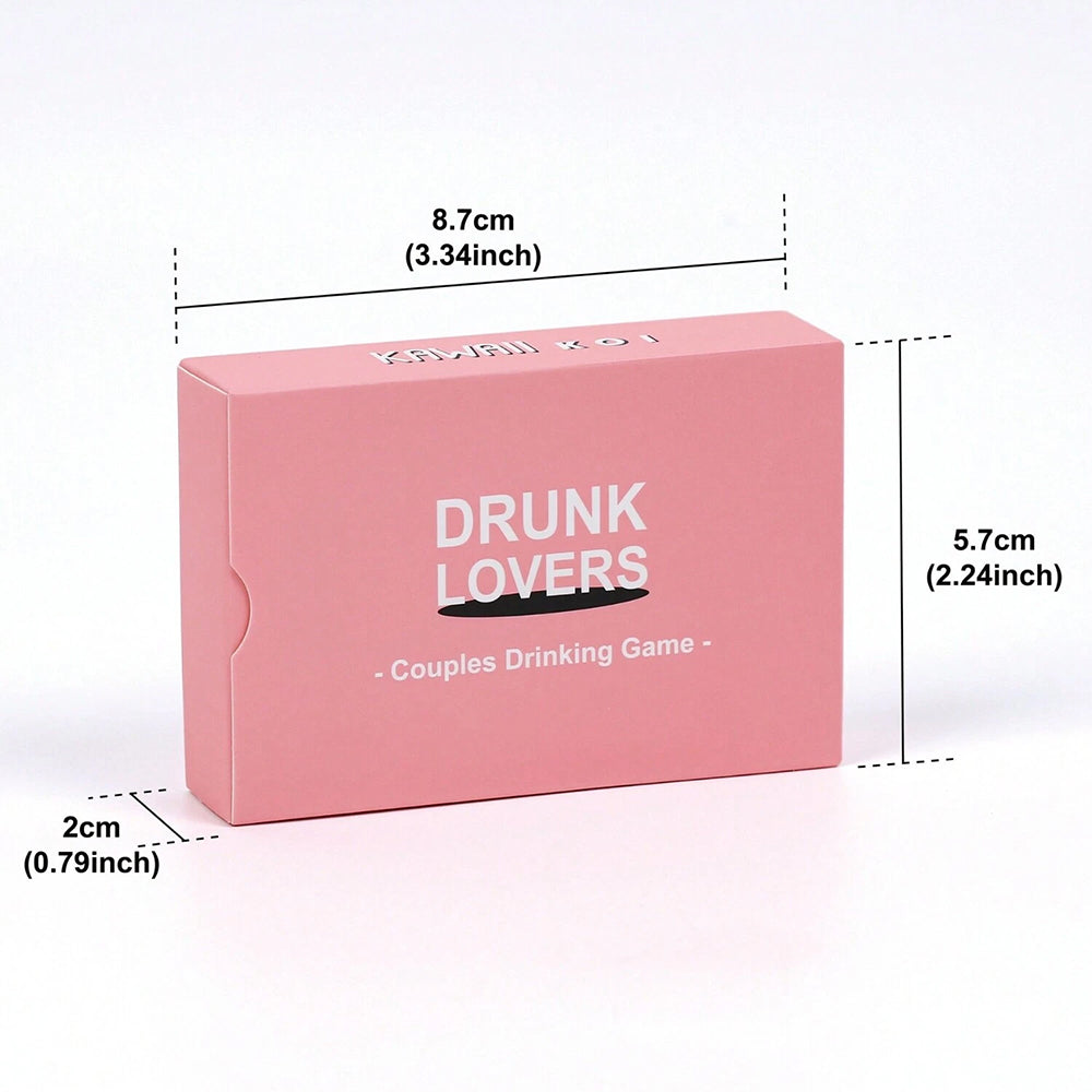 Drunk Lovers Card Game - Couples Drinking Game Deck for Date Nights