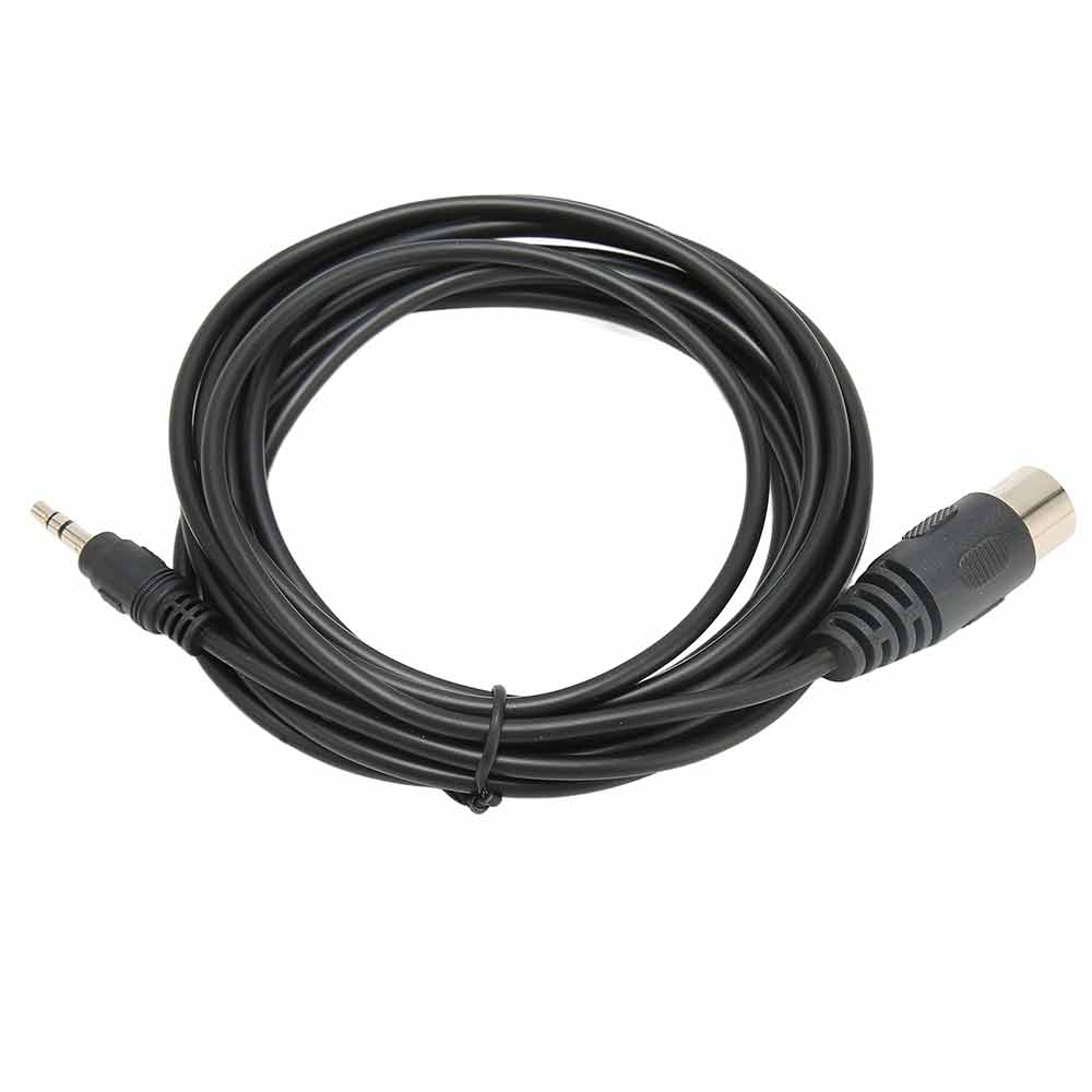 7-Pin DIN MIDI Male to 3.5mm Male Cable – Stereo HiFi Replacement Cable, 1.5m