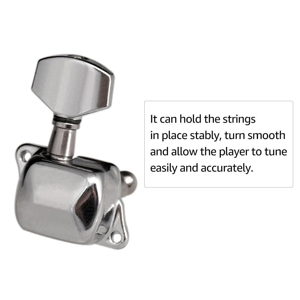 6x Guitar Tuning Pegs String Tuners Machine Heads Acoustic Electric Guitar Parts 3L3R