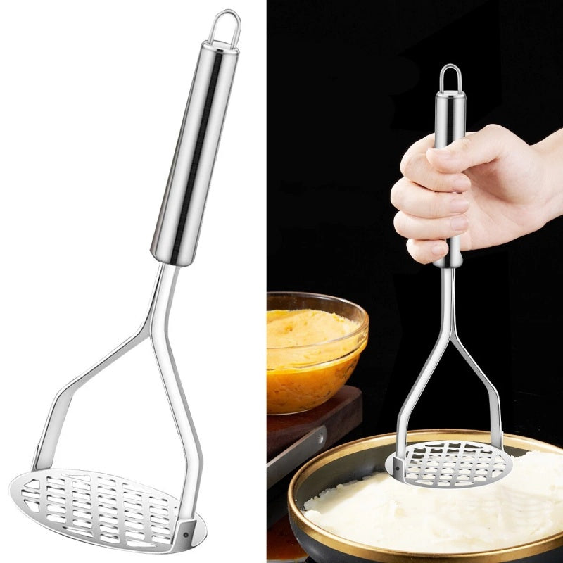 Potato Masher Stainless Steel Press Professional Vegetable Crusher ThickDurable