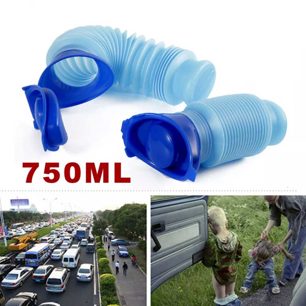 Shrinkable Toilet Potty Travel Camping Emergency Kit Portable Urinal Pee Bottle