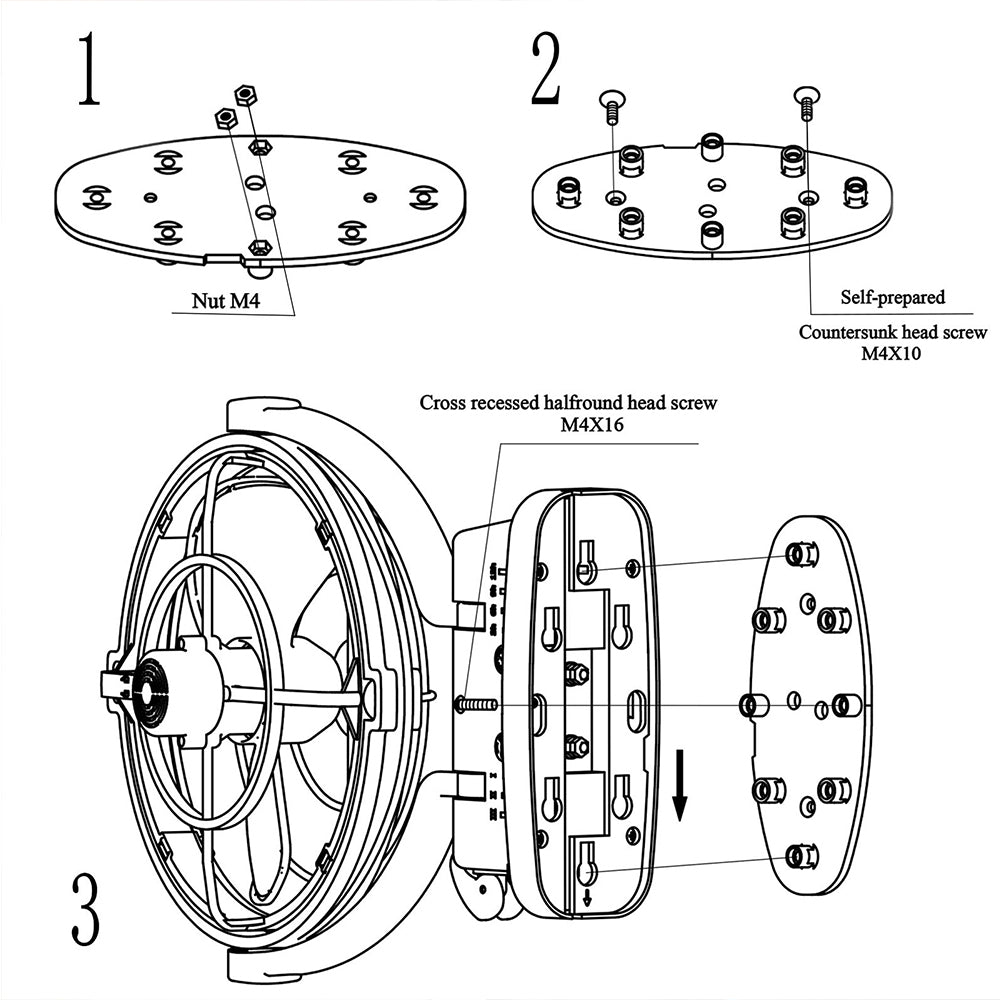 Caravan Camper Trailer 12V 24V Fan White With Remote and Timing