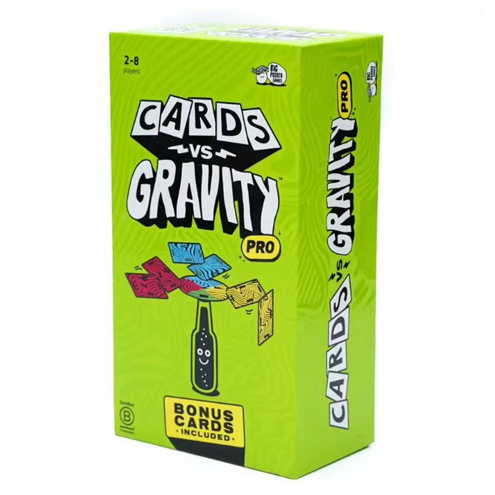 Cards vs. Gravity Pro — Defying Gravity Card-Balancing Party Game for 2-8 Players, Family & Friends Fun